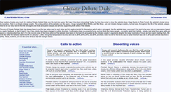 Desktop Screenshot of climatedebatedaily.com