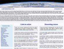 Tablet Screenshot of climatedebatedaily.com